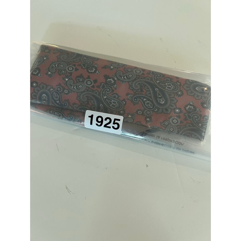 Christian Dior Men's Silk Neck Tie Made in Italy Pink & Blue Paisley Print JL - Picture 8 of 8